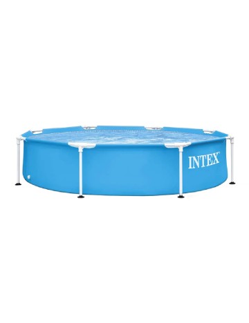 Piscina cadru metalic, 2.44mx51cm INTEX, albastru