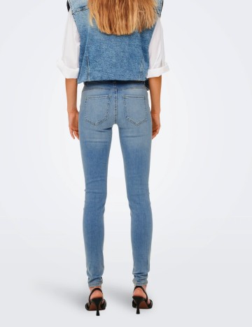 Blugi Jacqueline de Yong, albastru