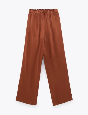 Pantaloni Zara, maro, L Maro