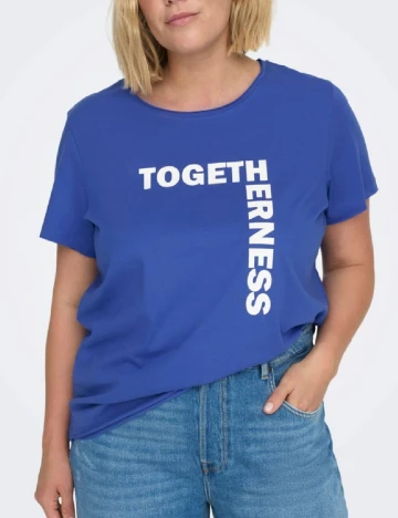 Tricou Only Carmakoma, albastru