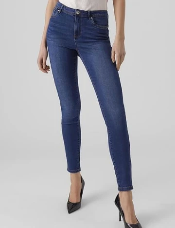 Blugi Vero Moda, bleumarin Albastru