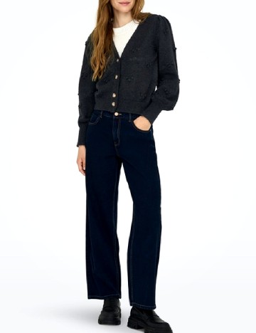 
						Cardigan Jacqueline de Yong, negru