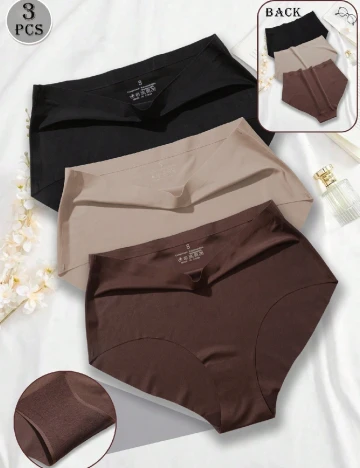 Set chiloti 3 perechi SHEIN, mix culori