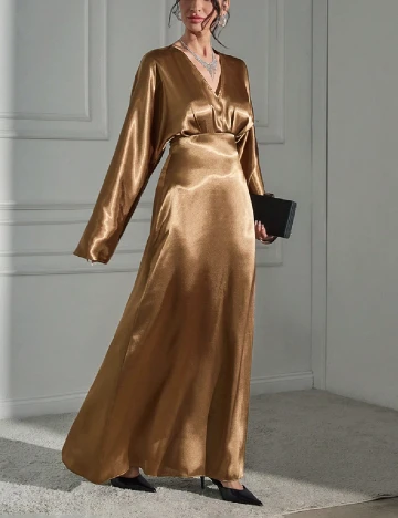 Rochie lunga SHEIN, maro