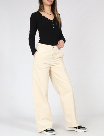 Pantaloni LMTD, ecru