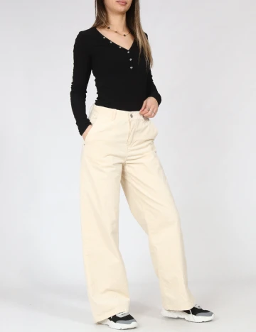 Pantaloni LMTD, ecru