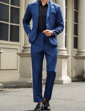 
						Costum SHEIN, bleumarin