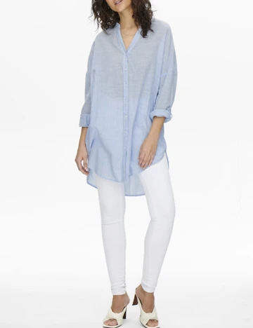 Camasa Jacqueline de Yong, bleu Albastru