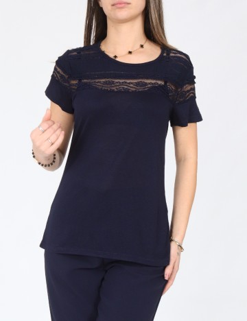 Tricou Only, bleumarin