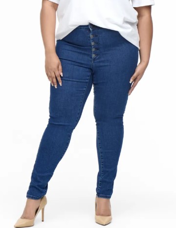 
						Blugi Only Carmakoma, albastru