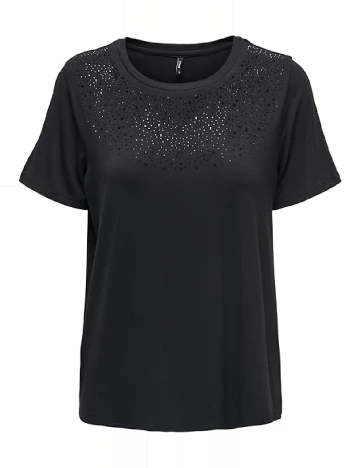Tricou Only Carmakoma, negru Negru