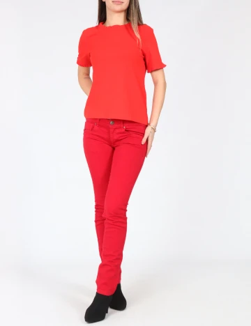 Bluza Jacqueline de Yong, portocaliu Portocaliu