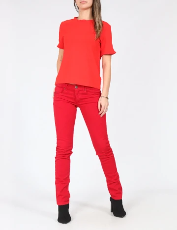 Bluza Jacqueline de Yong, portocaliu Portocaliu