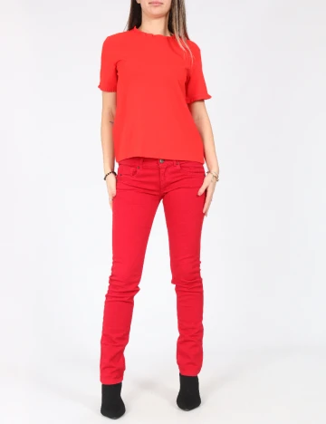 Bluza Jacqueline de Yong, portocaliu Portocaliu