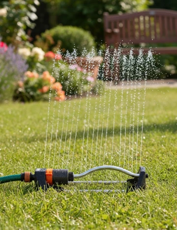 Aspersor gradina FERM, gri