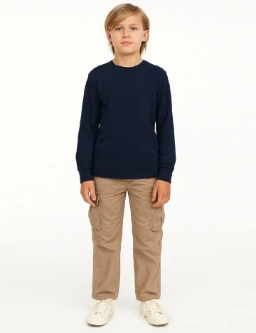 Pantaloni Zara, maro