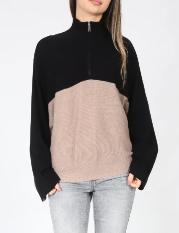 Bluza C&A, maro/negru