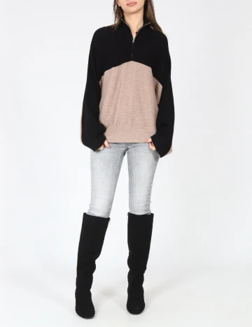 Bluza C&A, maro/negru