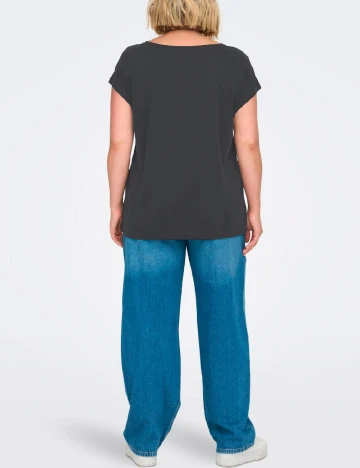 Tricou Only Carmakoma, gri inchis
