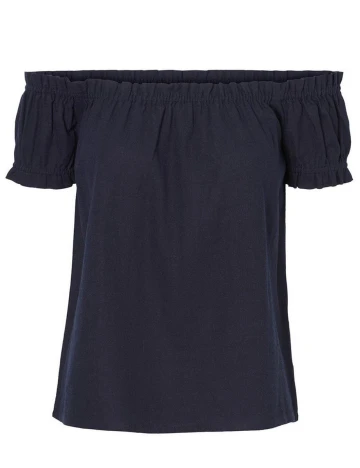 Tricou Vero Moda, bleumarin, XL Albastru
