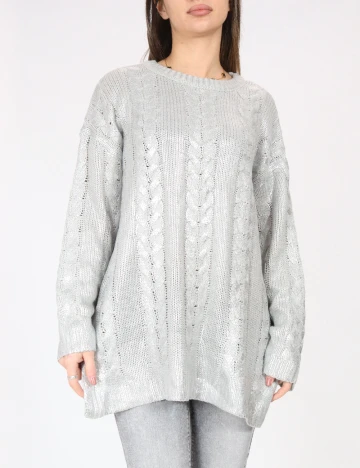 Pulover C&A, argintiu