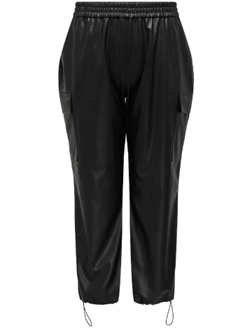 Pantaloni Only Carmakoma, negru Negru