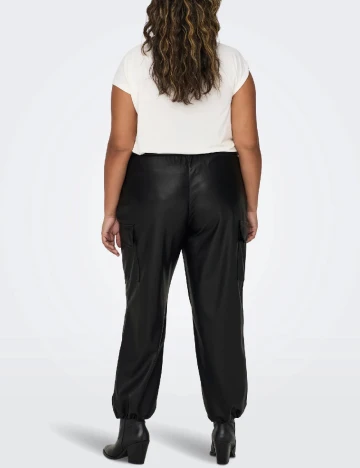 Pantaloni Only Carmakoma, negru Negru