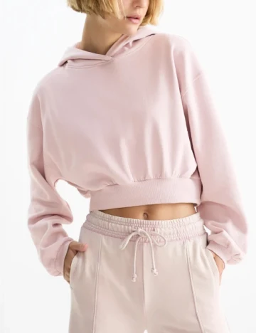 Hanorac C&A, roz pudra Roz