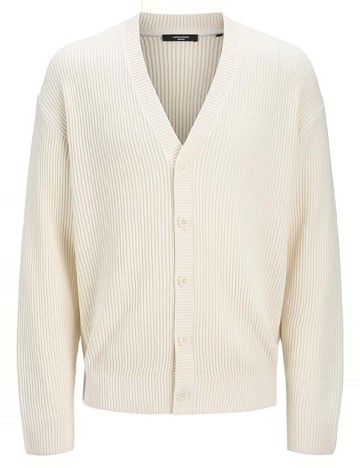 
						Cardigan Jack&Jones, alb