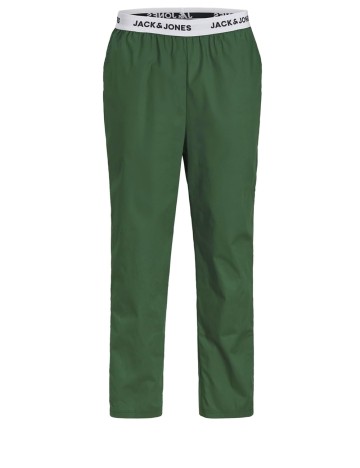 Pijama Jack&Jones, alb/verde