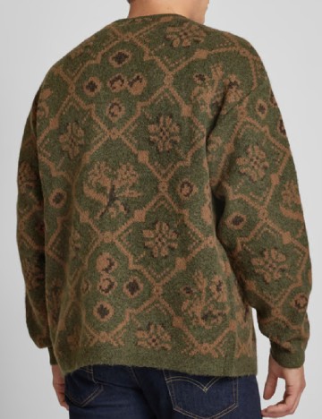 Cardigan Jack&Jones, verde/maro