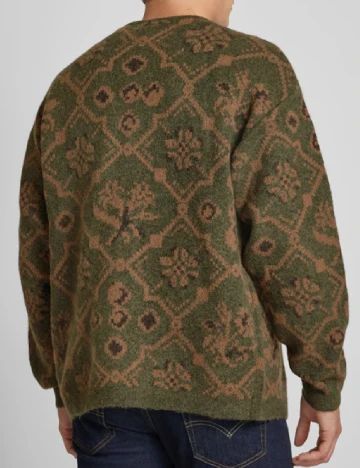 Cardigan Jack&Jones, verde/maro