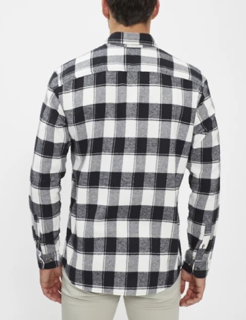 Camasa Jack&Jones, negru/alb