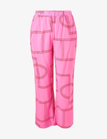 Pantaloni Only Carmakoma, roz