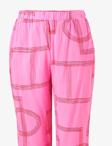 Pantaloni Only Carmakoma, roz