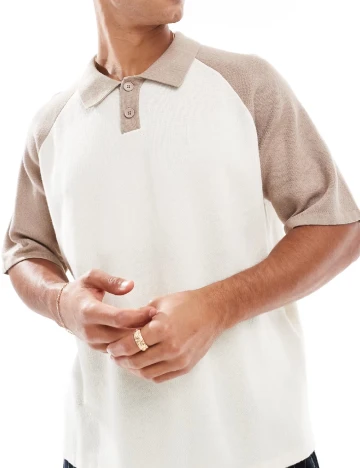 Tricou Jack&Jones Plus Size Men, ecru