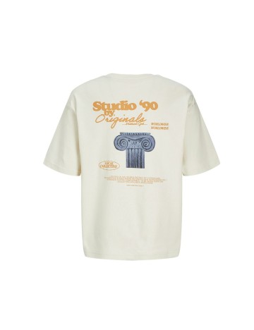 Tricou Jack&Jones, crem