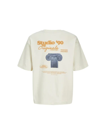 Tricou Jack&Jones, crem