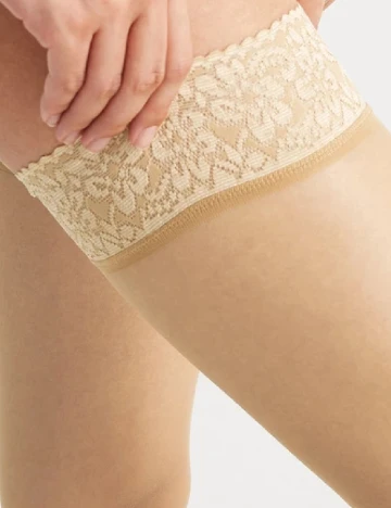 Ciorapi 15 den C&A, crem