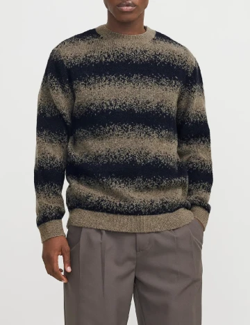 Pulover Jack&Jones, negru/verde