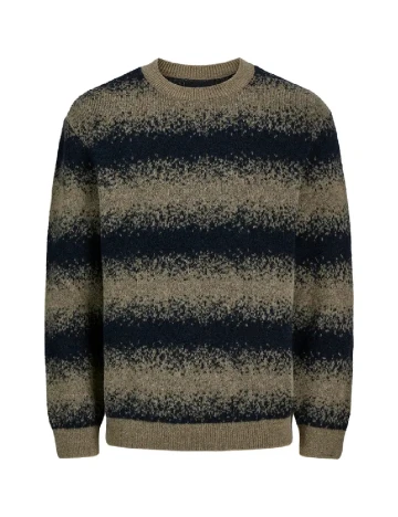 Pulover Jack&Jones, negru/verde