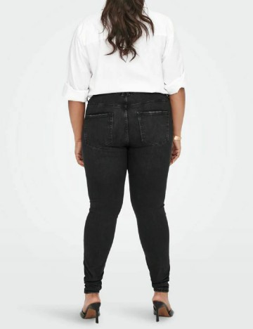 Blugi Only Carmakoma, negru