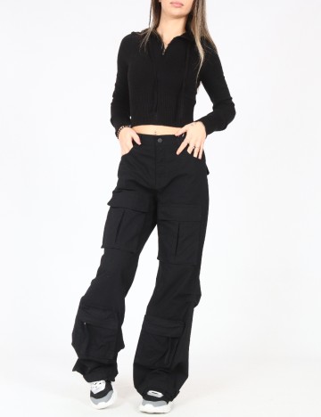 
						Pantaloni C&A, negru