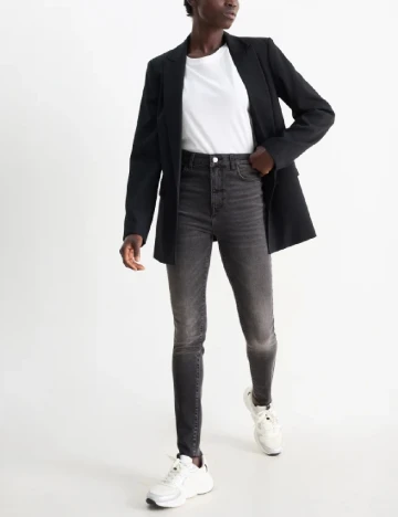 Blugi C&A, gri inchis