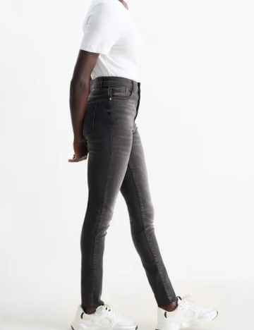 Blugi C&A, gri inchis