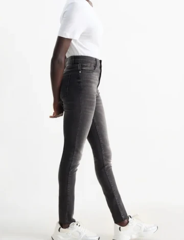 Blugi C&A, gri inchis