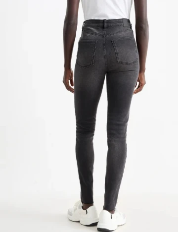 Blugi C&A, gri inchis