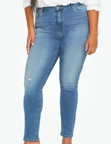 Blugi Only Carmakoma, albastru