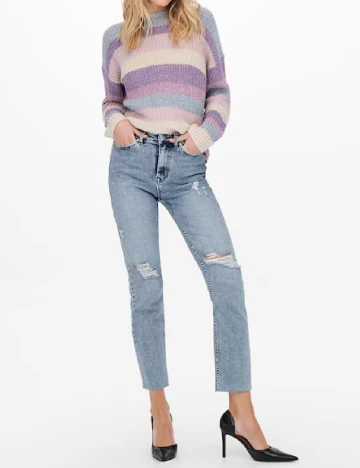 Blugi Only Carmakoma, albastru