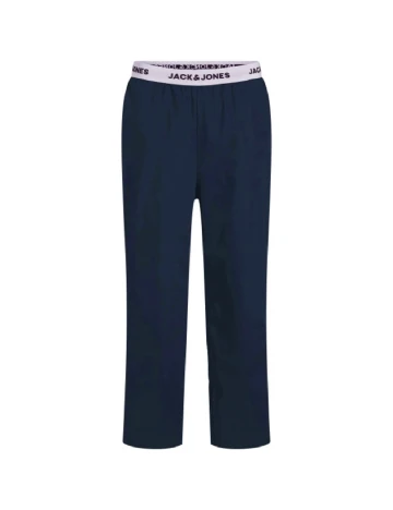 Pijama Jack&Jones, alb/bleumarin